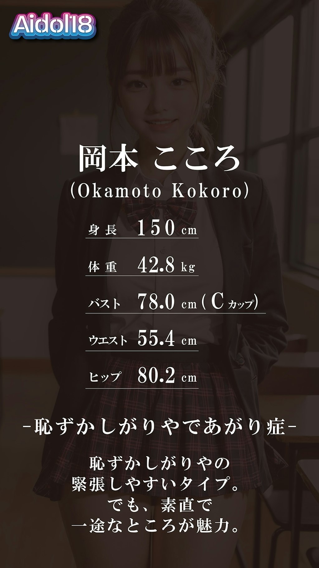 【実写風AI動画化記念】岡本こころちゃんの生脱ぎ初撮り差分