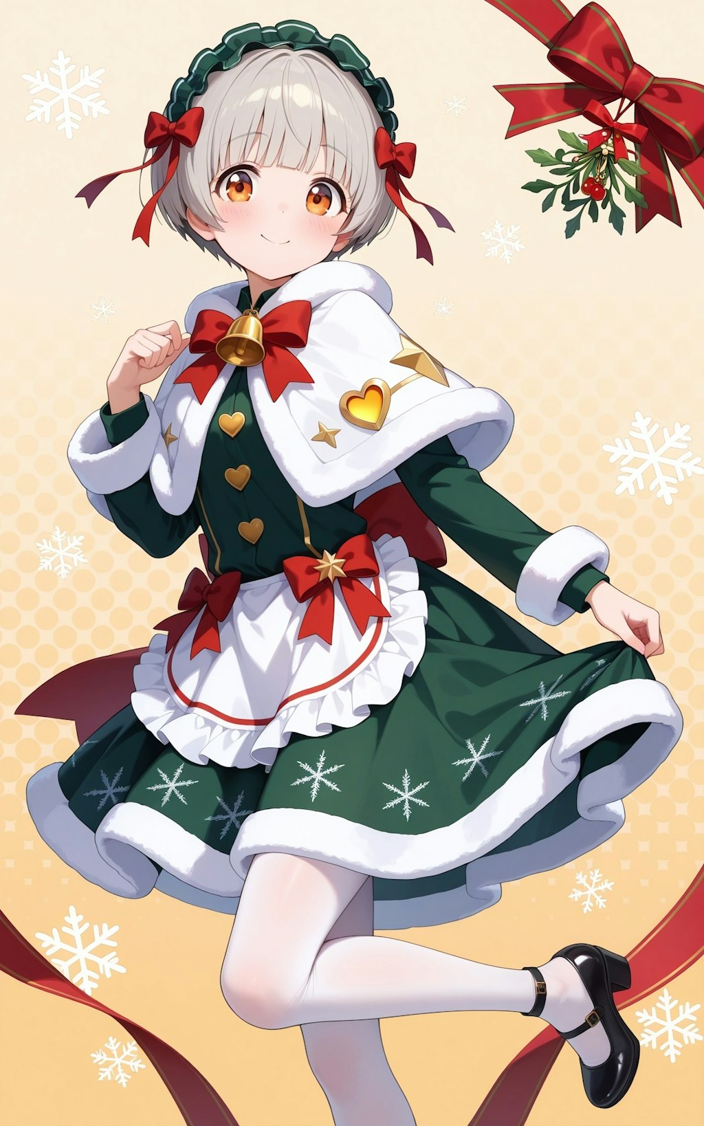 クリスマスメイドコーデ