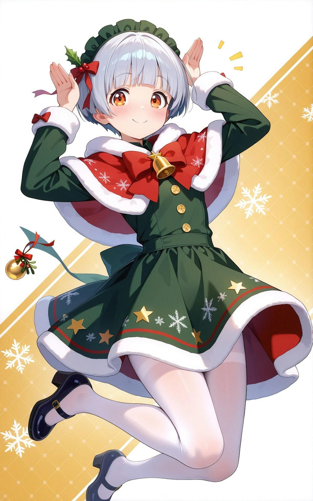 クリスマスメイドコーデ