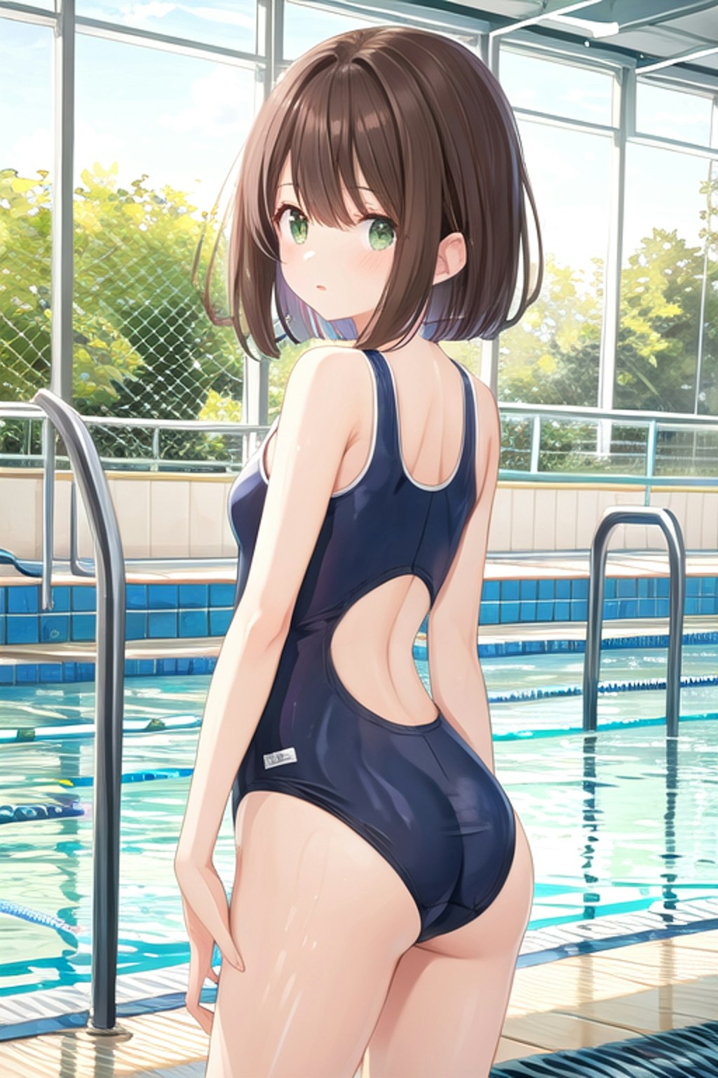 スクール水着の女の子３