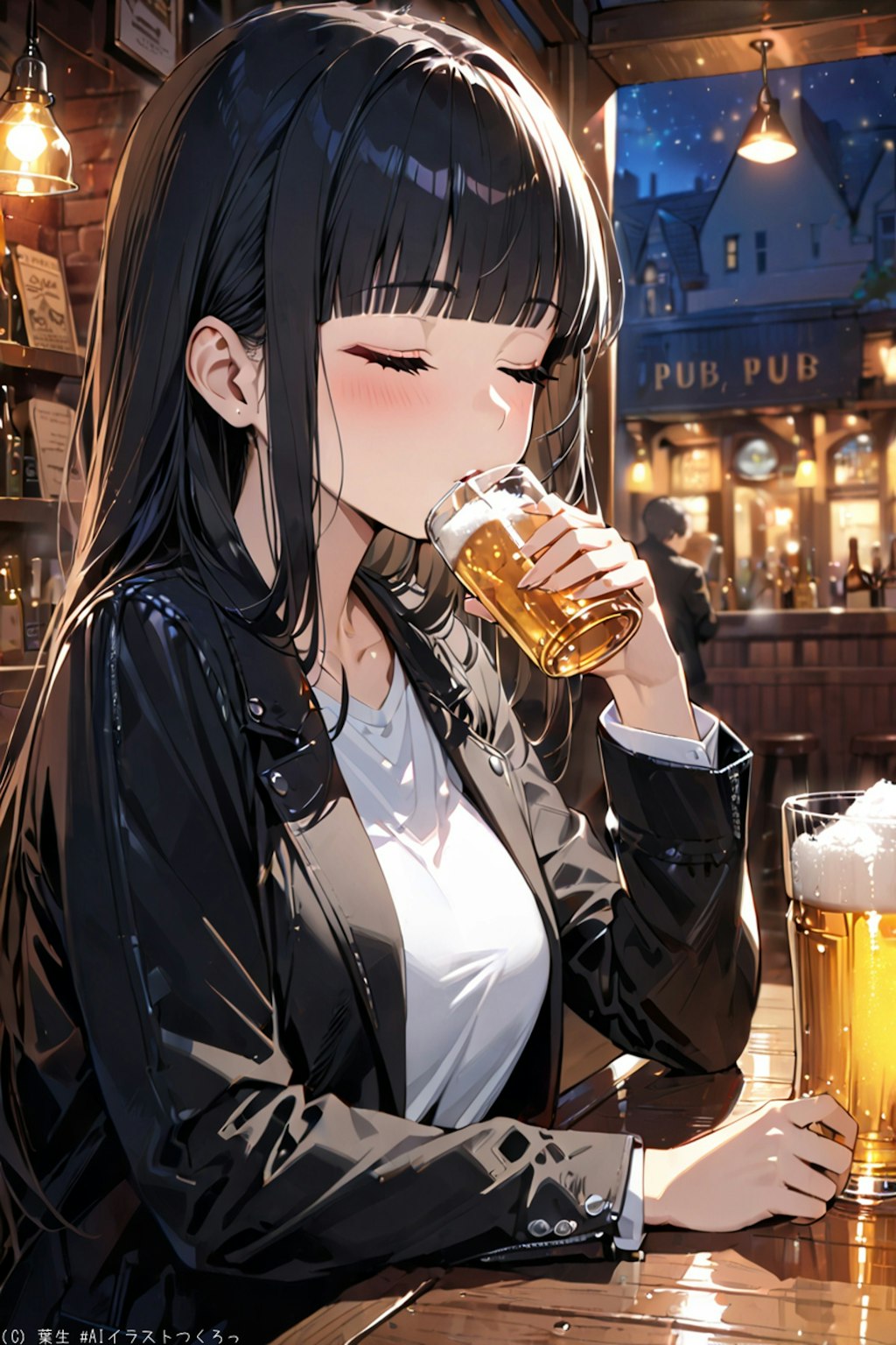 帰りにビールを一杯