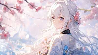 銀髪の彼女と桜の願い