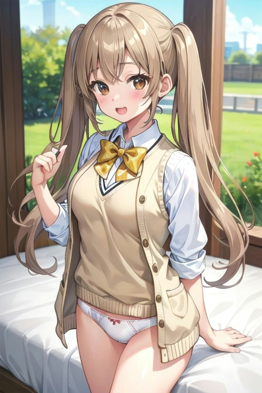 School twintails girl