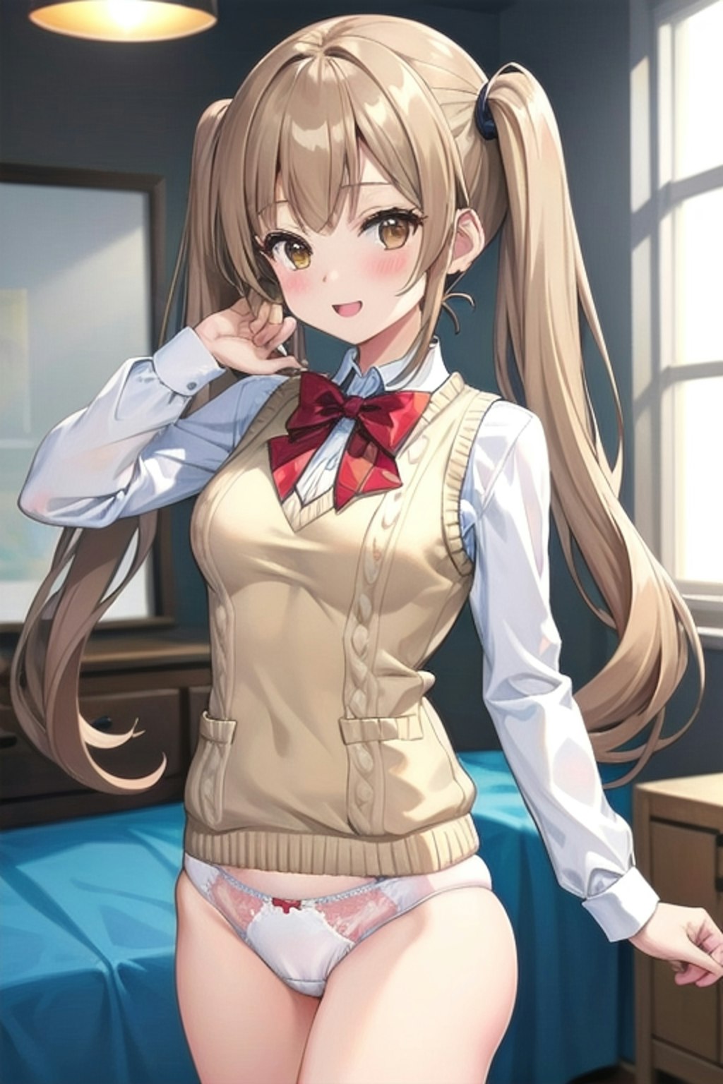 School twintails girl