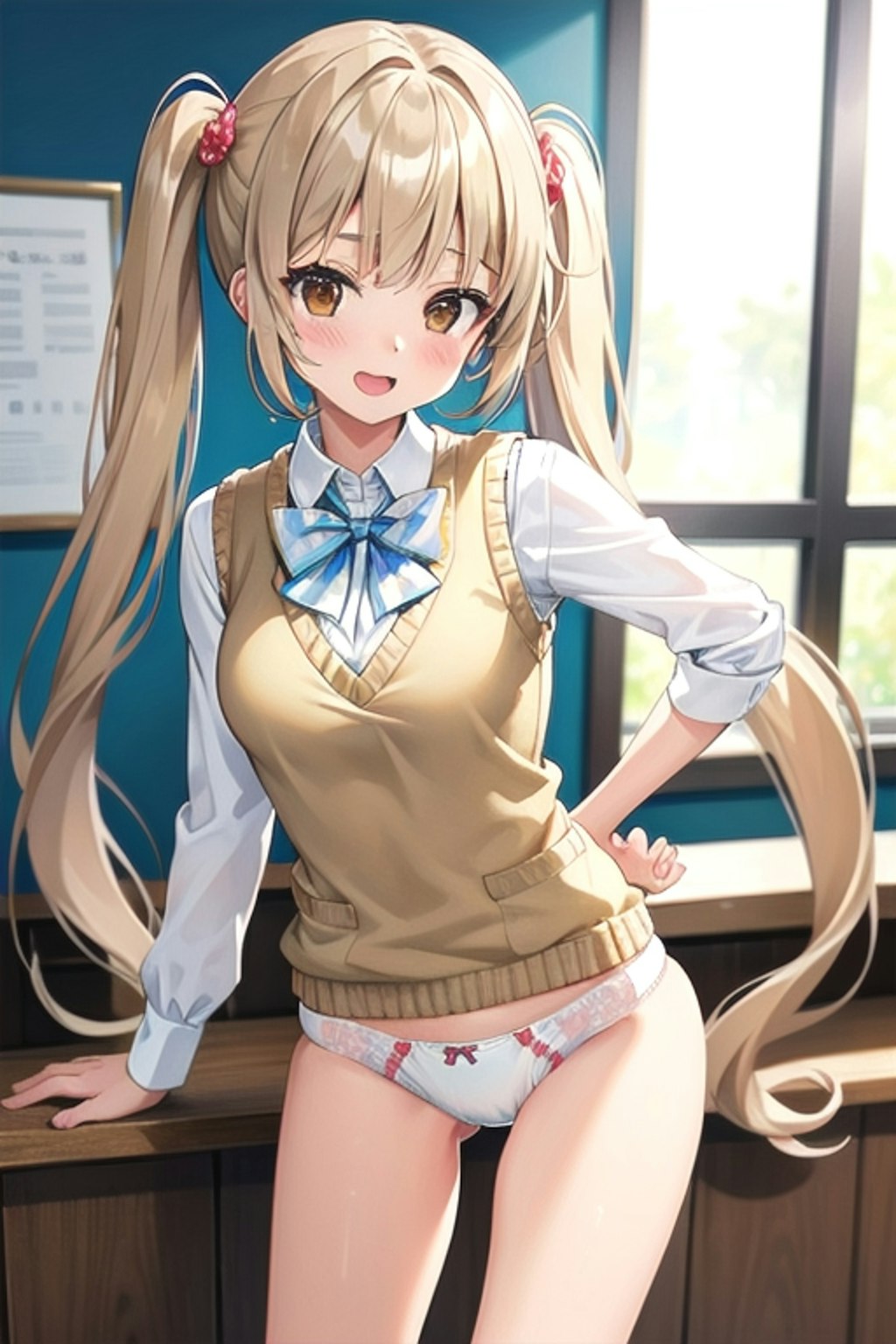 School twintails girl