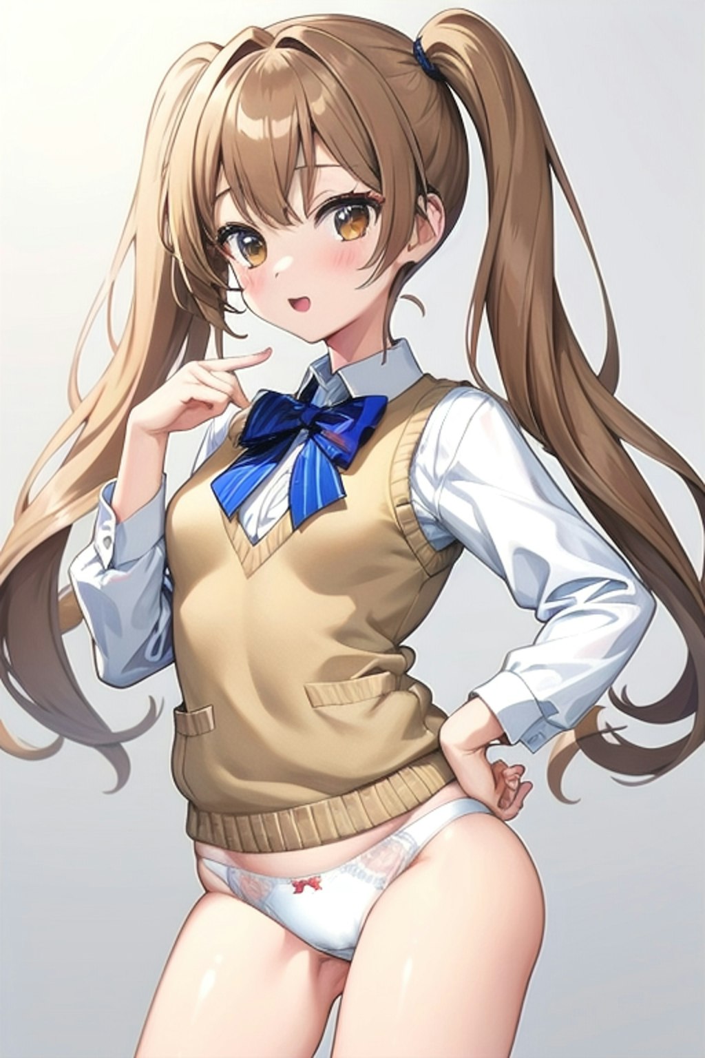 School twintails girl