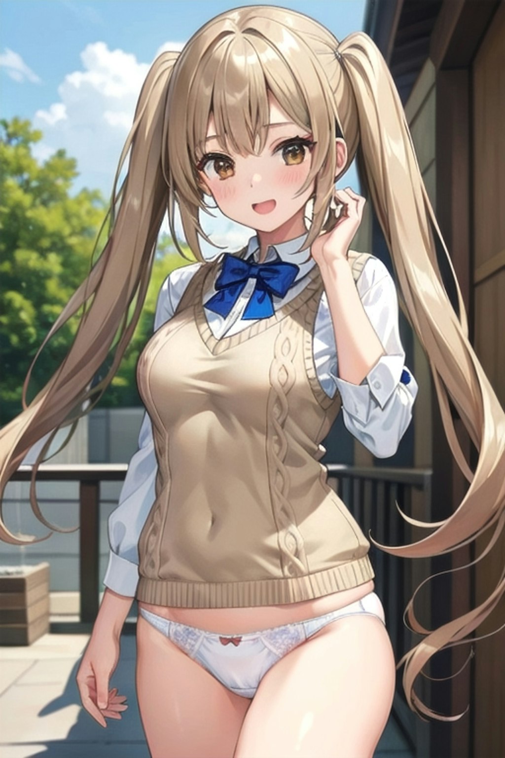 School twintails girl