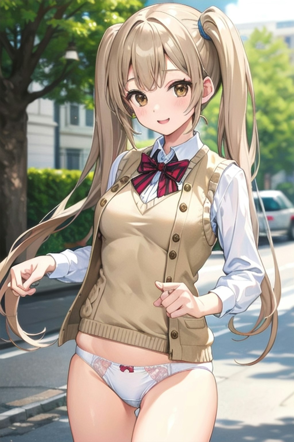 School twintails girl