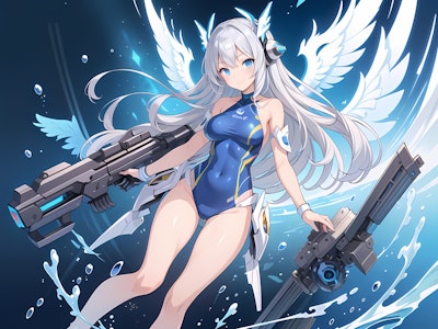 competition swimsuit/weapon girl