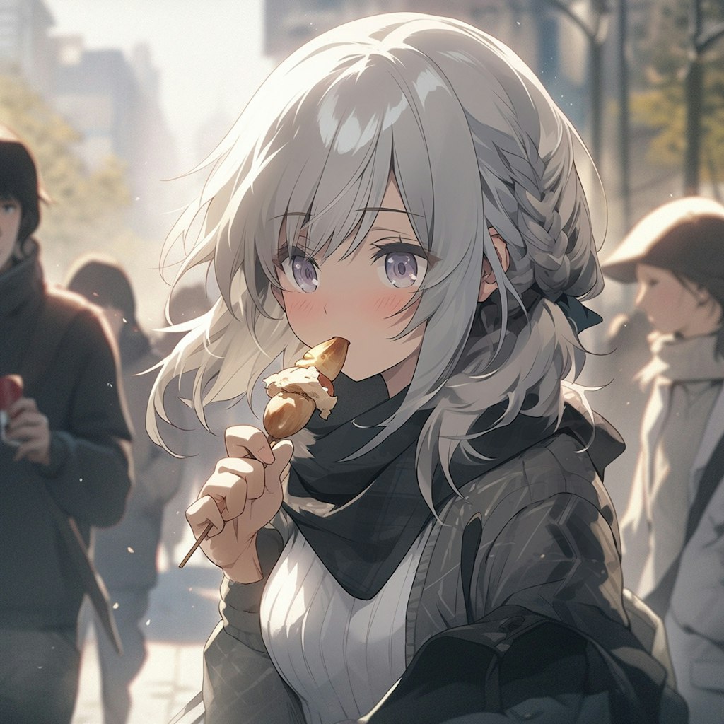 食べ歩き，EAT AND WALK