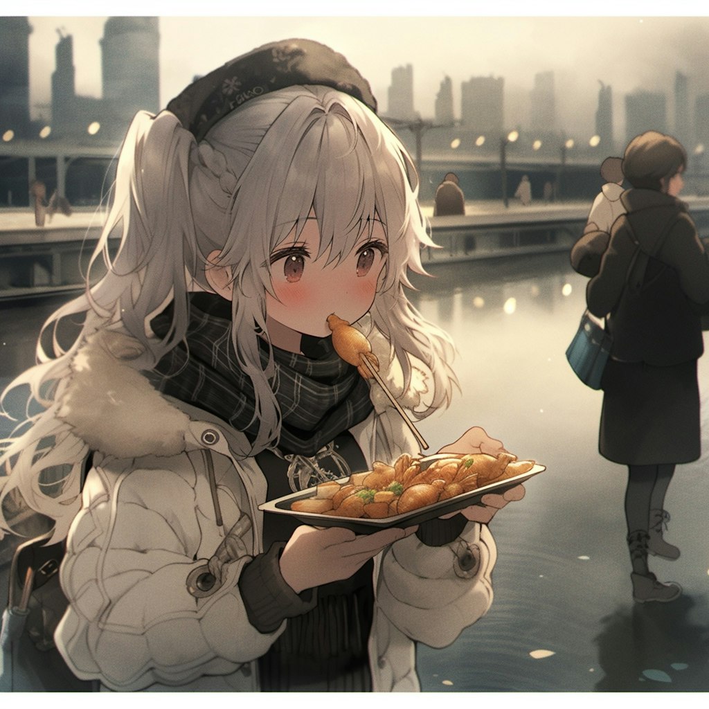 食べ歩き，EAT AND WALK