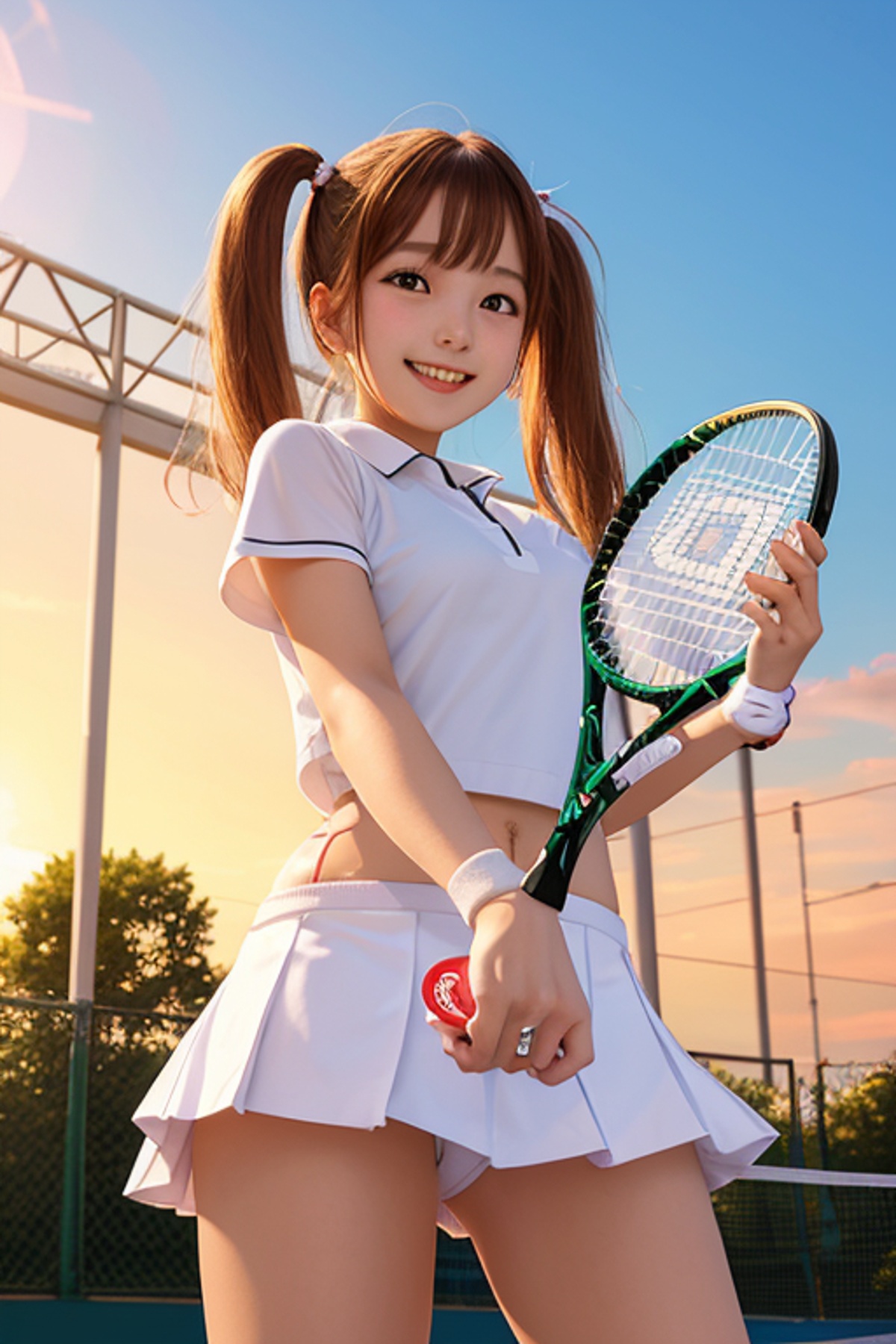 テニス　パンチラ　 高校女子テニス部試合盗撮に見える『透けパンツ』の新たな可能性