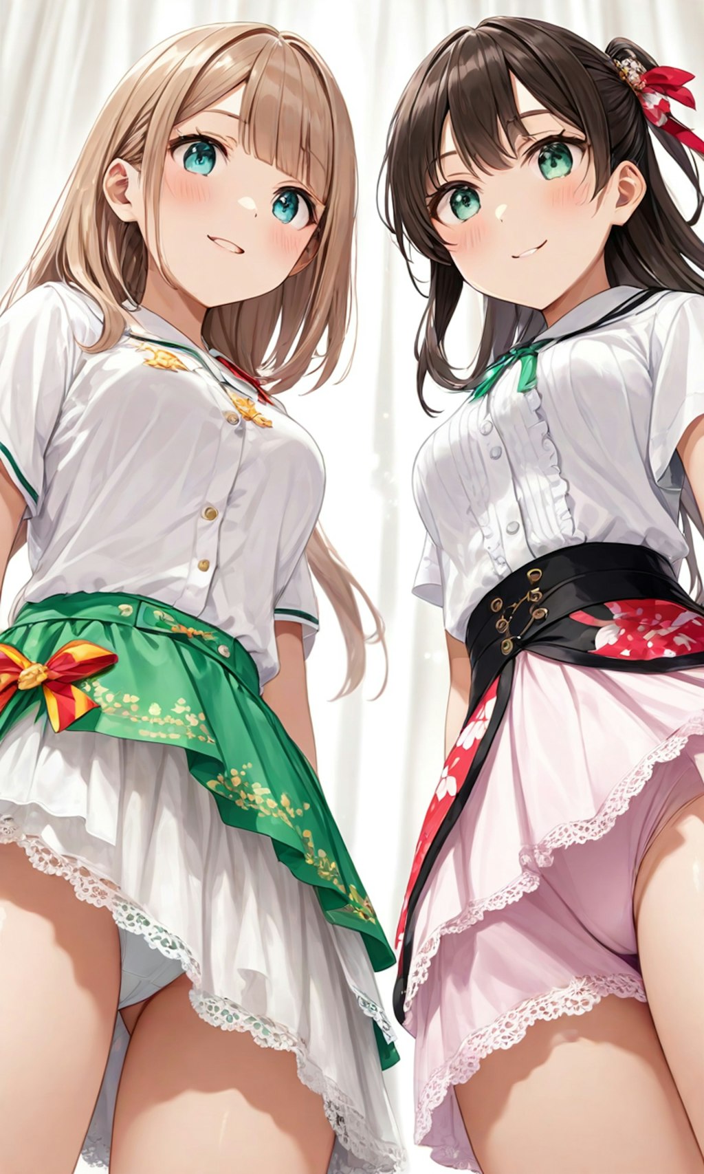 パンチラとセーラー服と女子高校生と