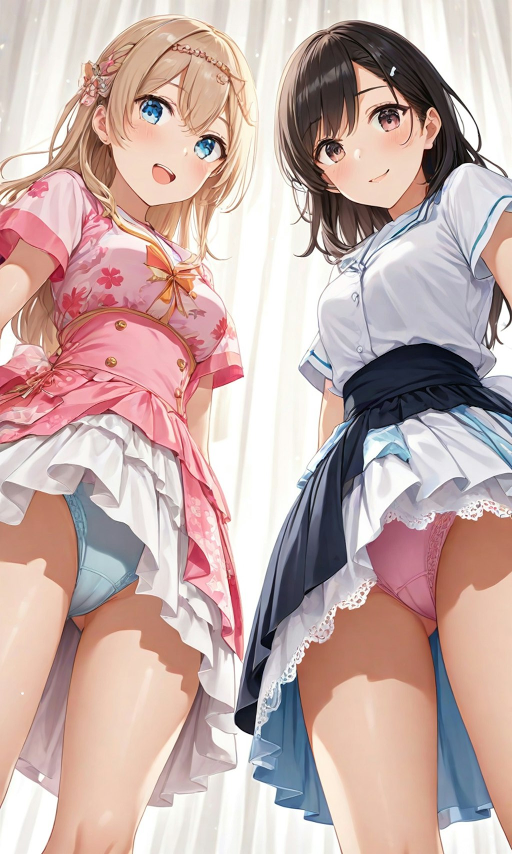 パンチラとセーラー服と女子高校生と