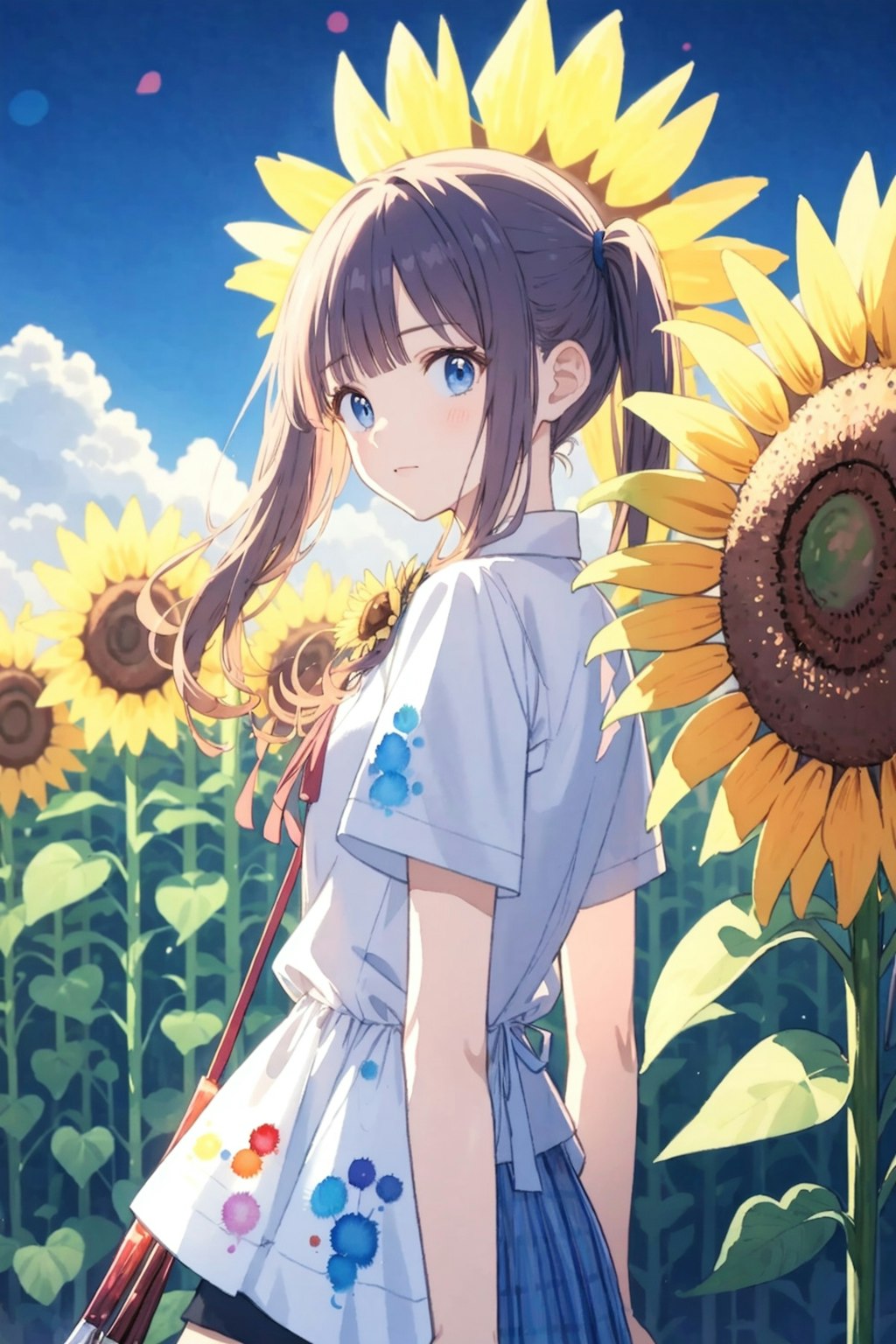 sunflower field AQUA