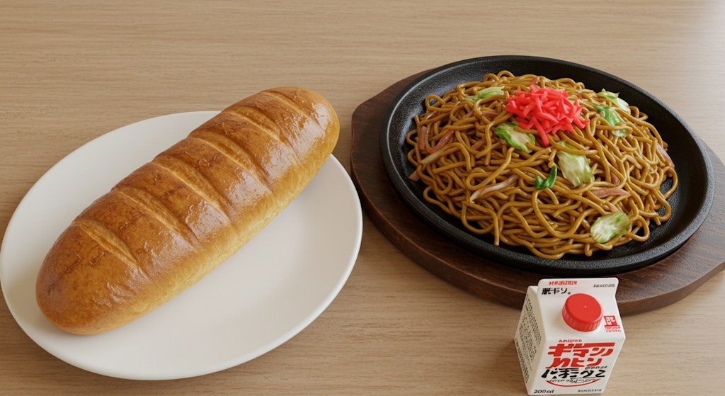 深夜食堂の昔懐かし給食セット