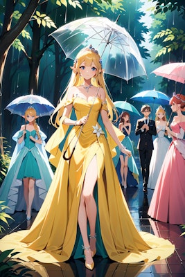エルフの姫と『縁結』傘