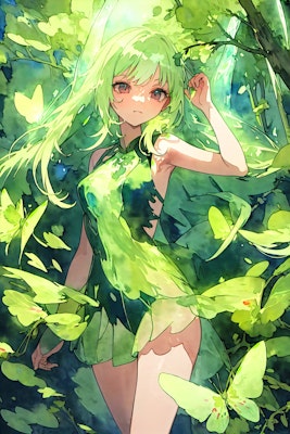 緑の少女