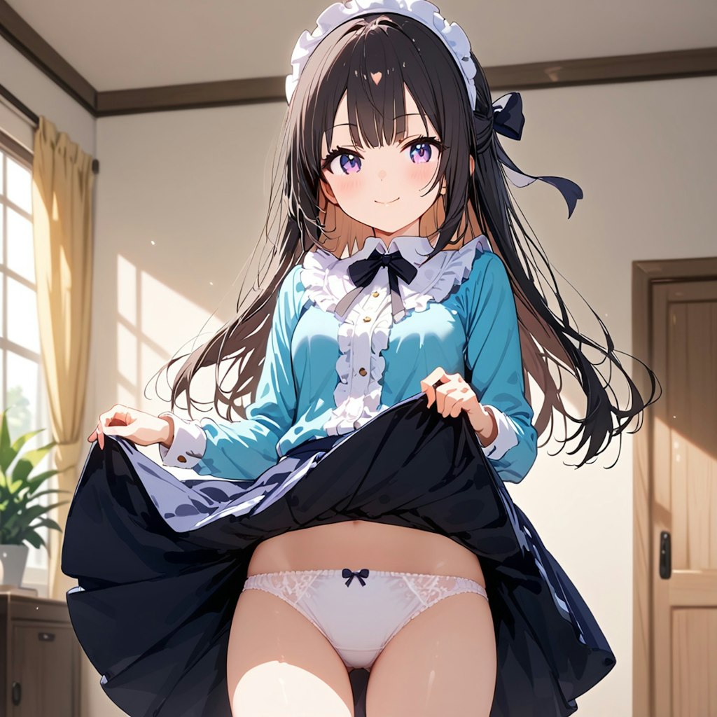 見せてくれたメイドさん