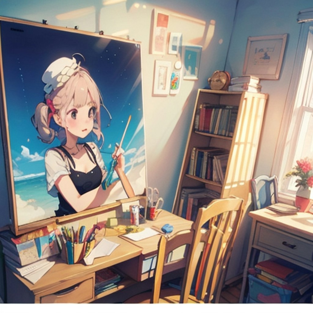 絵を描く部屋