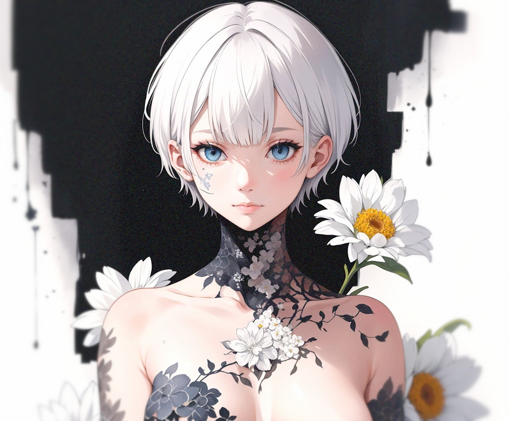 white flower