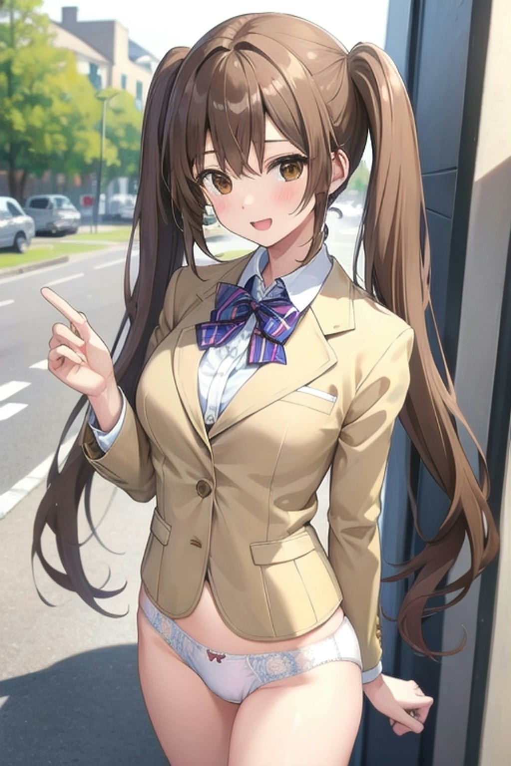 School twintails girl