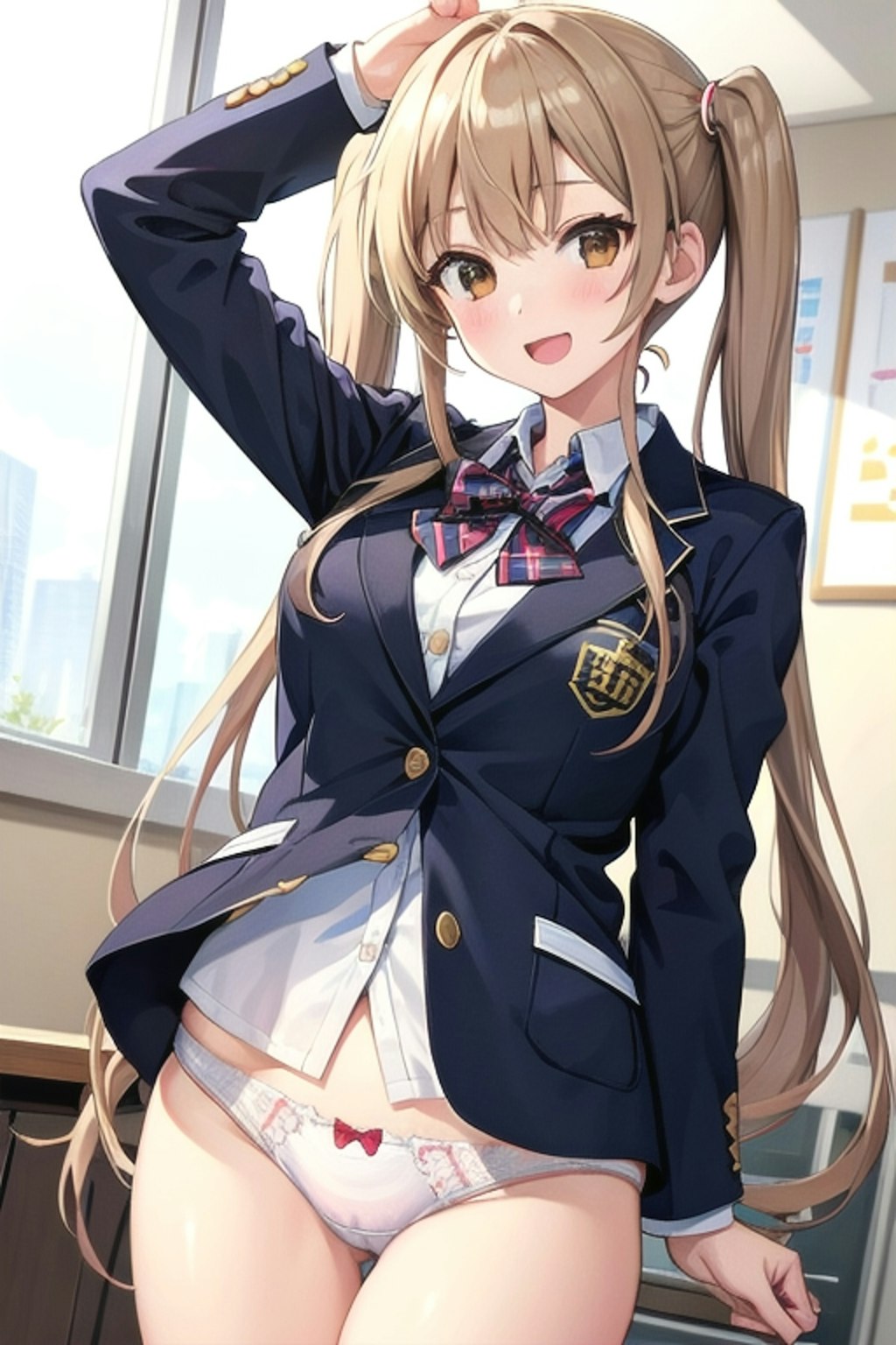 School twintails girl