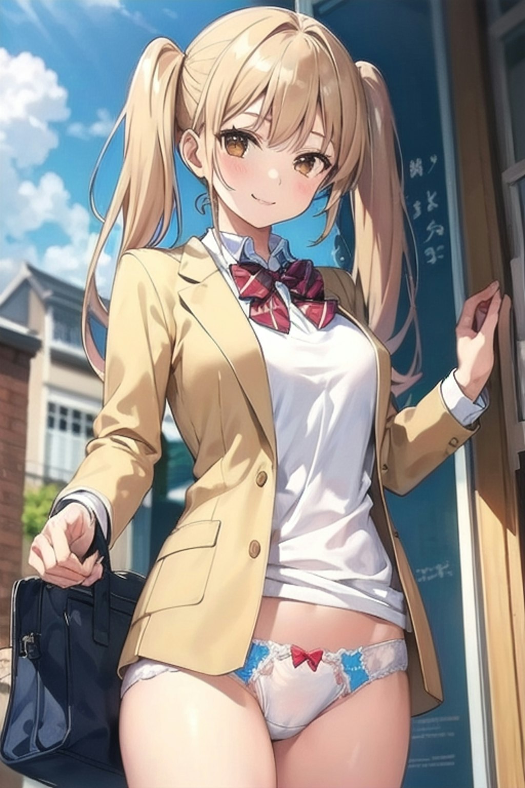 School twintails girl