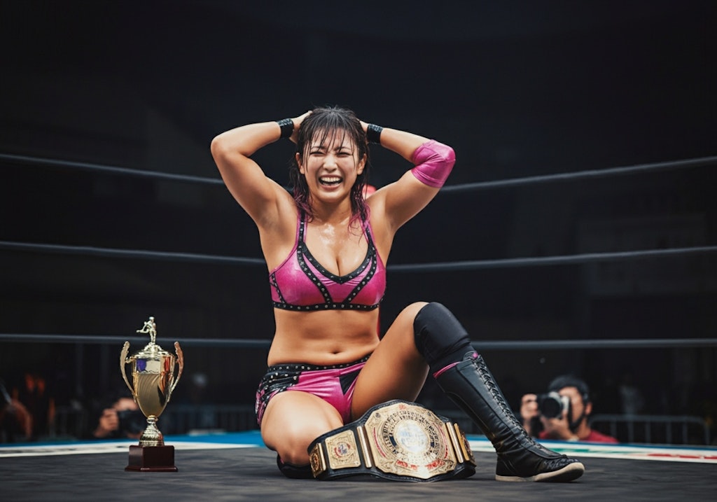 女子プロレスラー、ワキ上げ