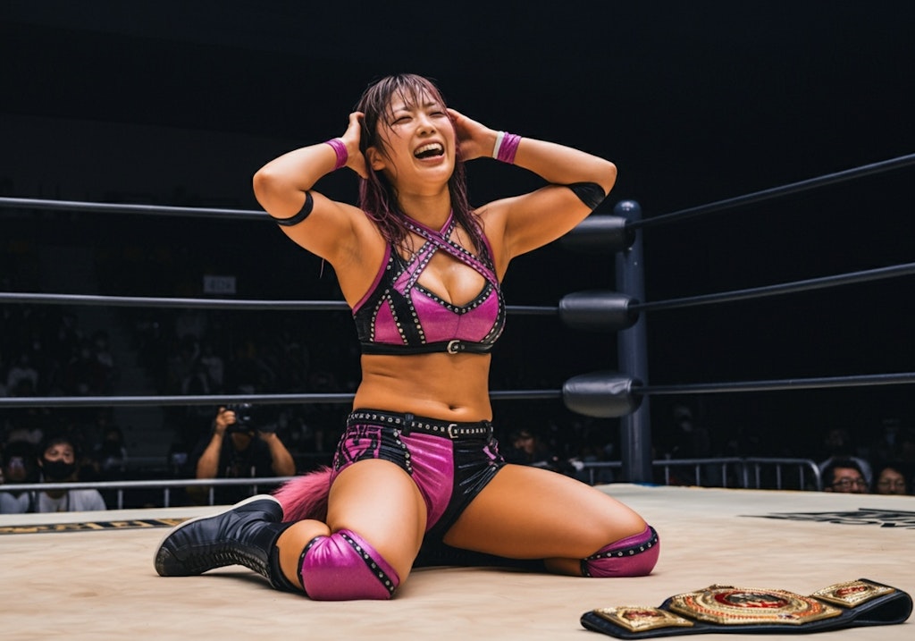 女子プロレスラー、ワキ上げ