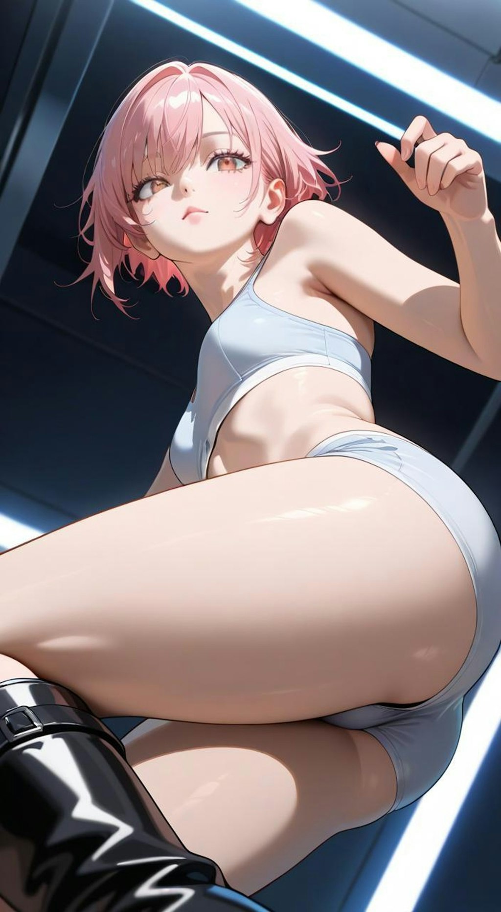 下着×ブーツ