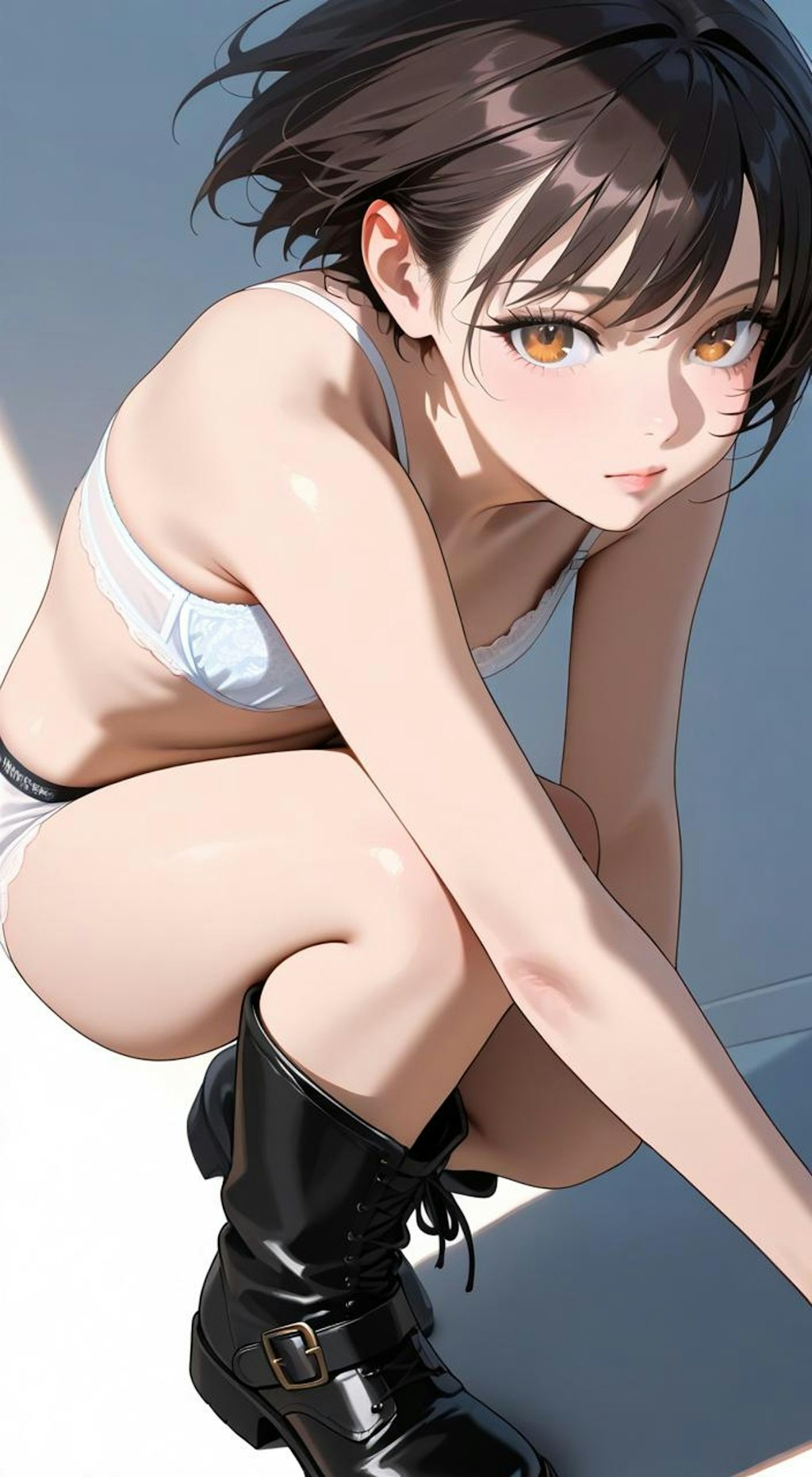 下着×ブーツ