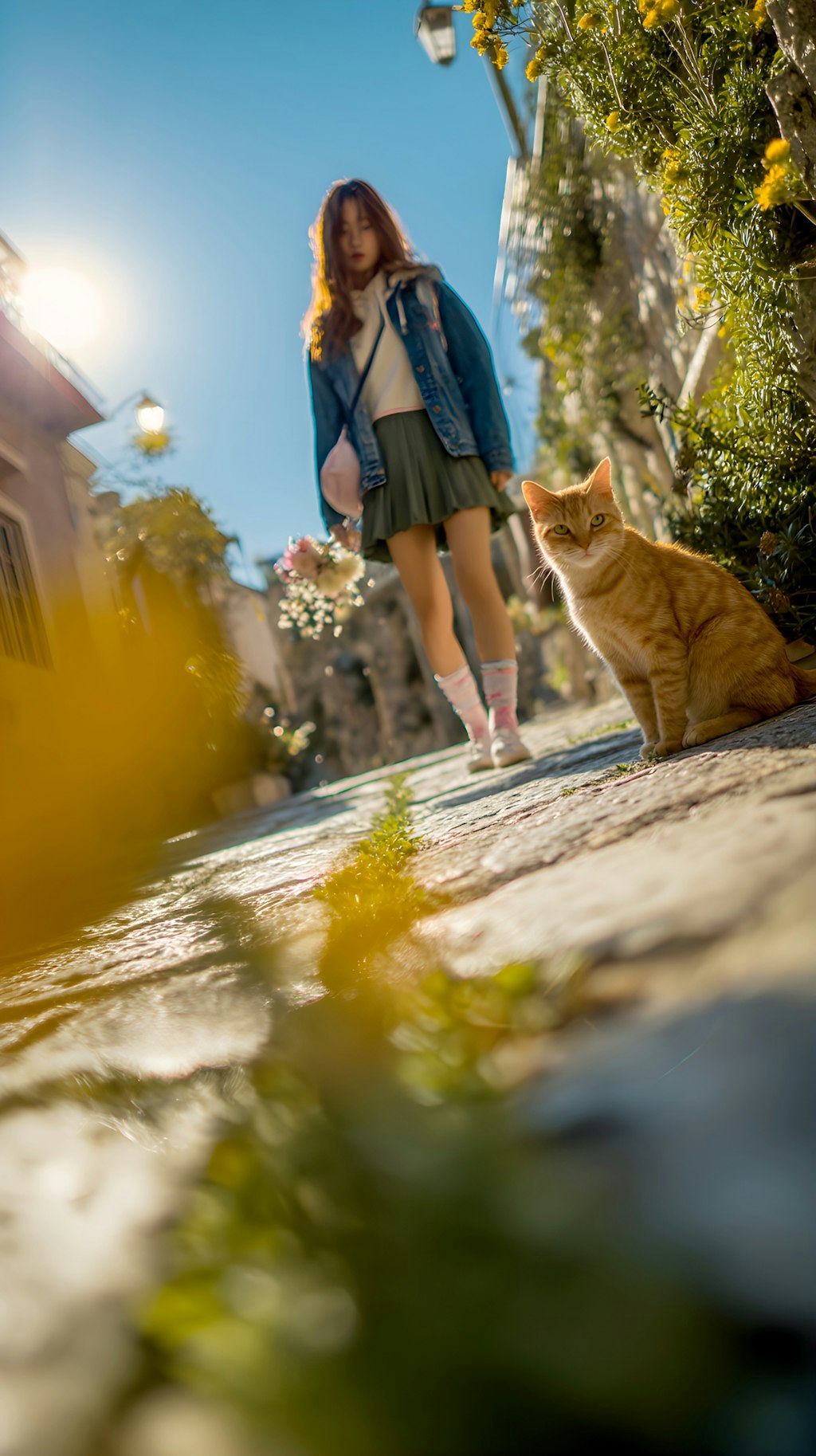 猫視点の君