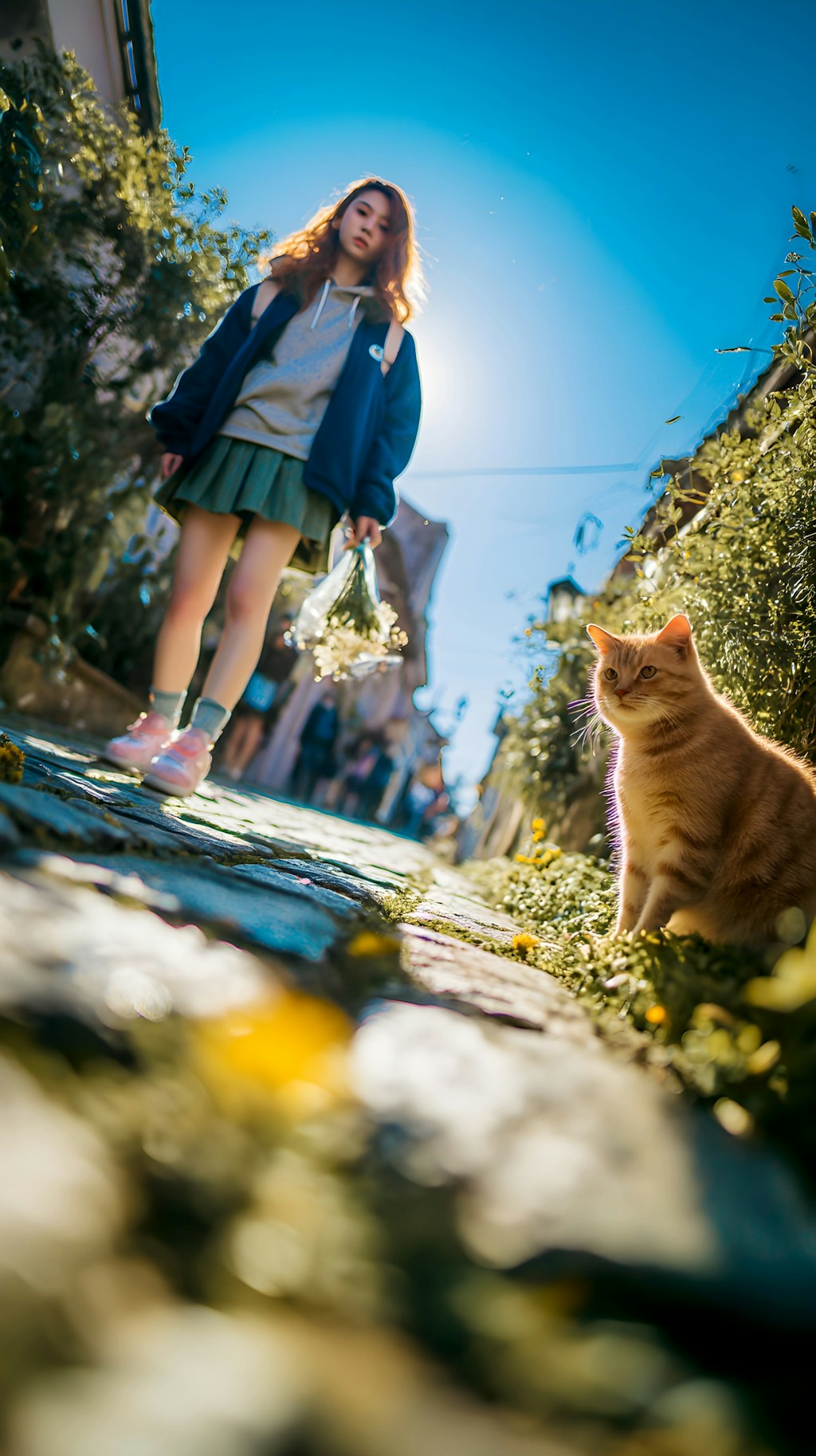 猫視点の君
