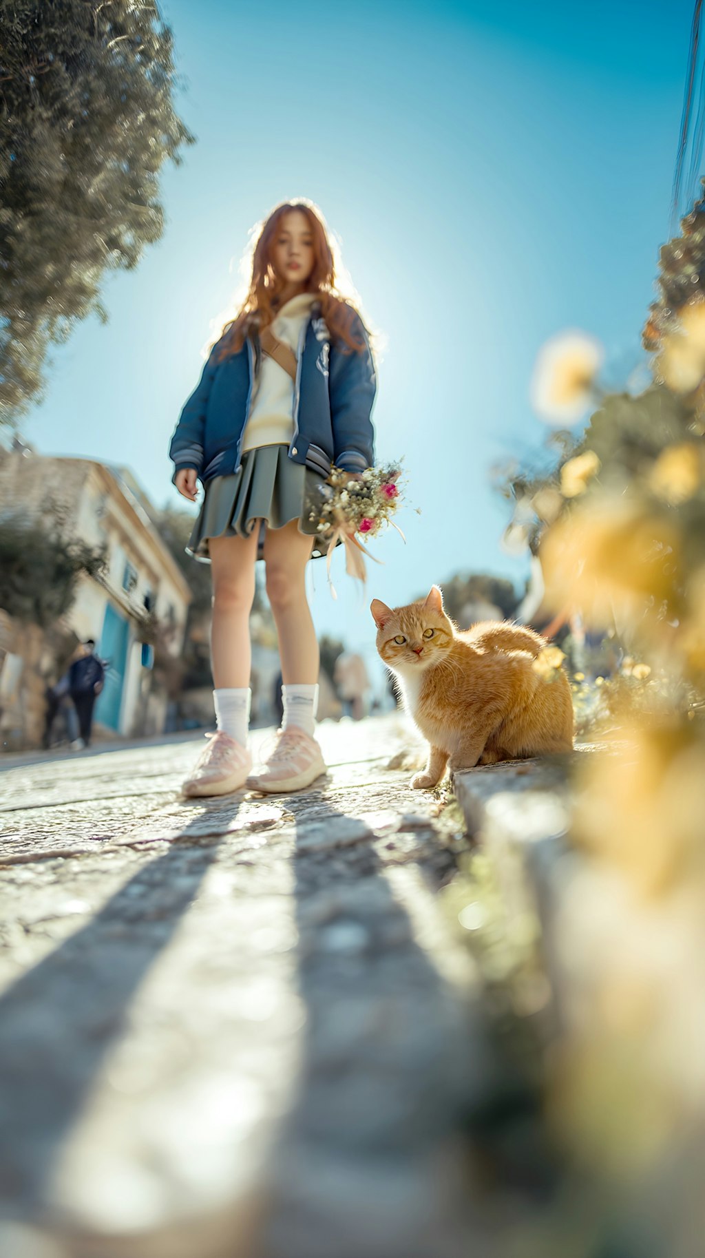 猫視点の君