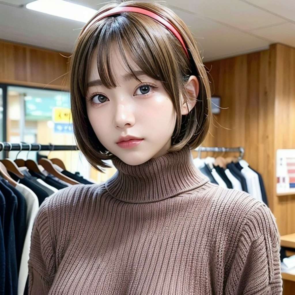 冬服屋の看板娘