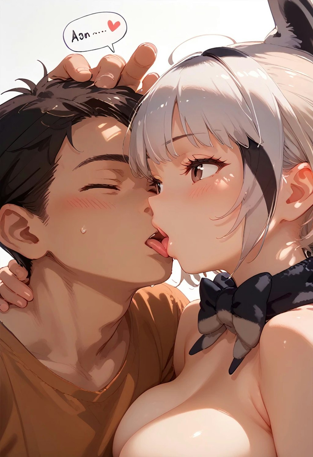 キスする女の子