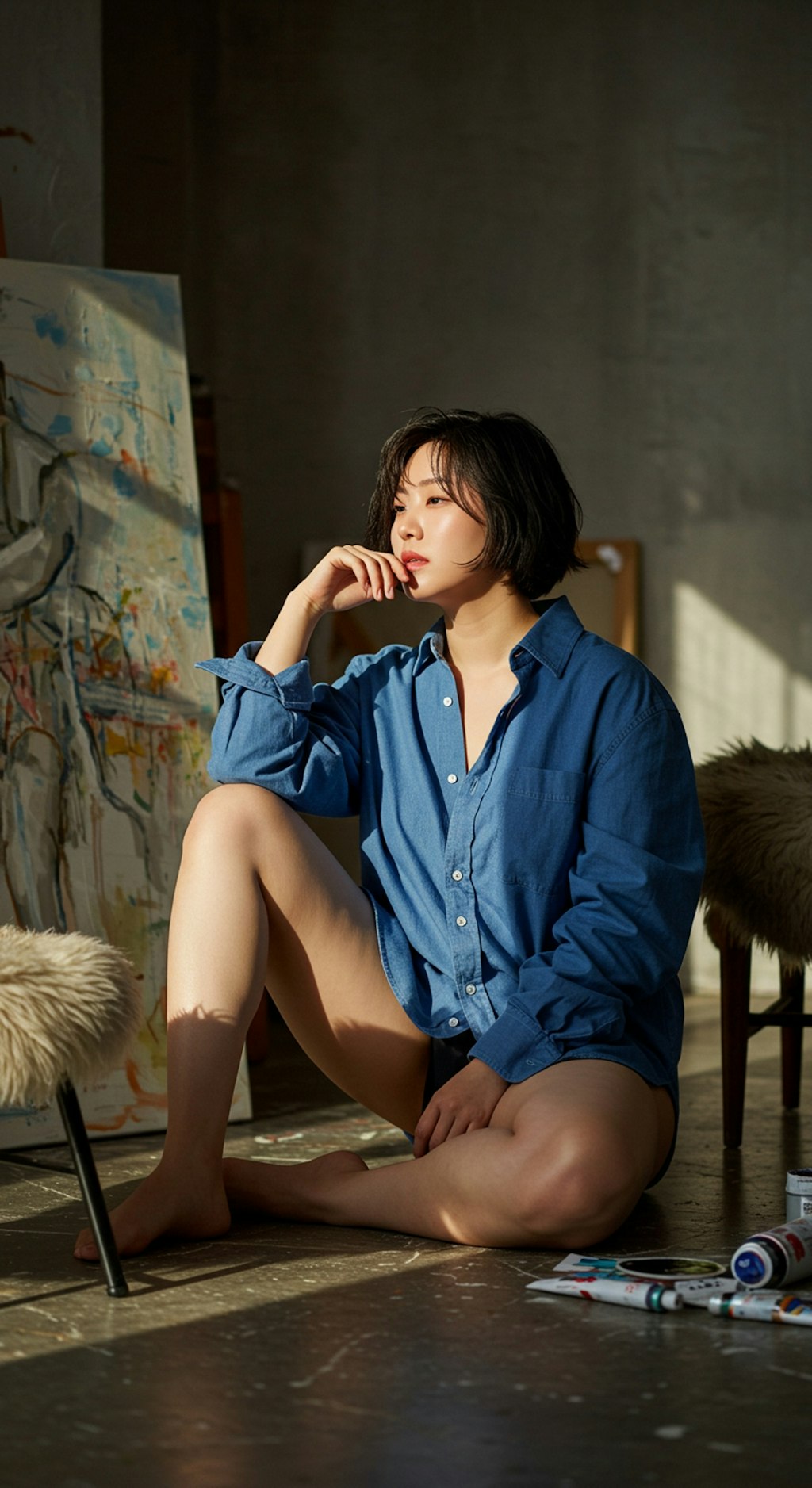 豊満女