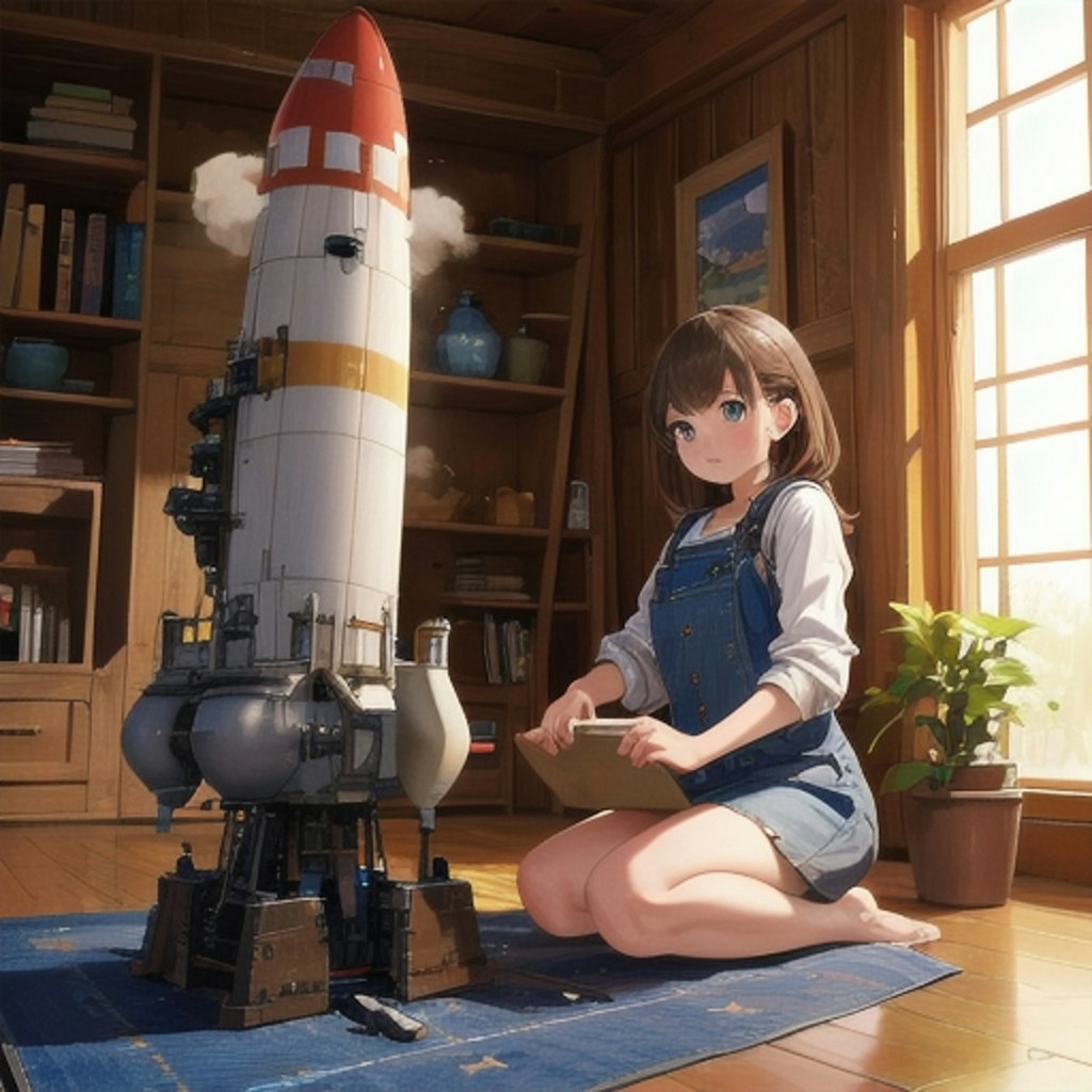 家事の合間にしれっとロケット作っちゃう人