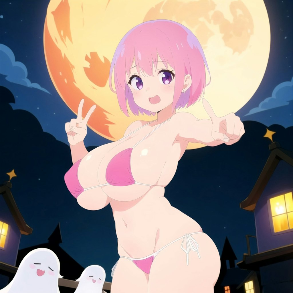 看板娘：マナ・テティス　ハロウィン＆2周年編その2