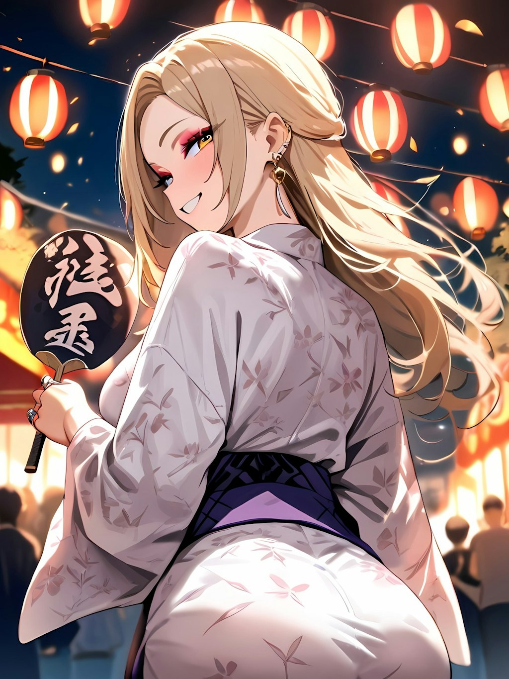 祭りの派手娘
