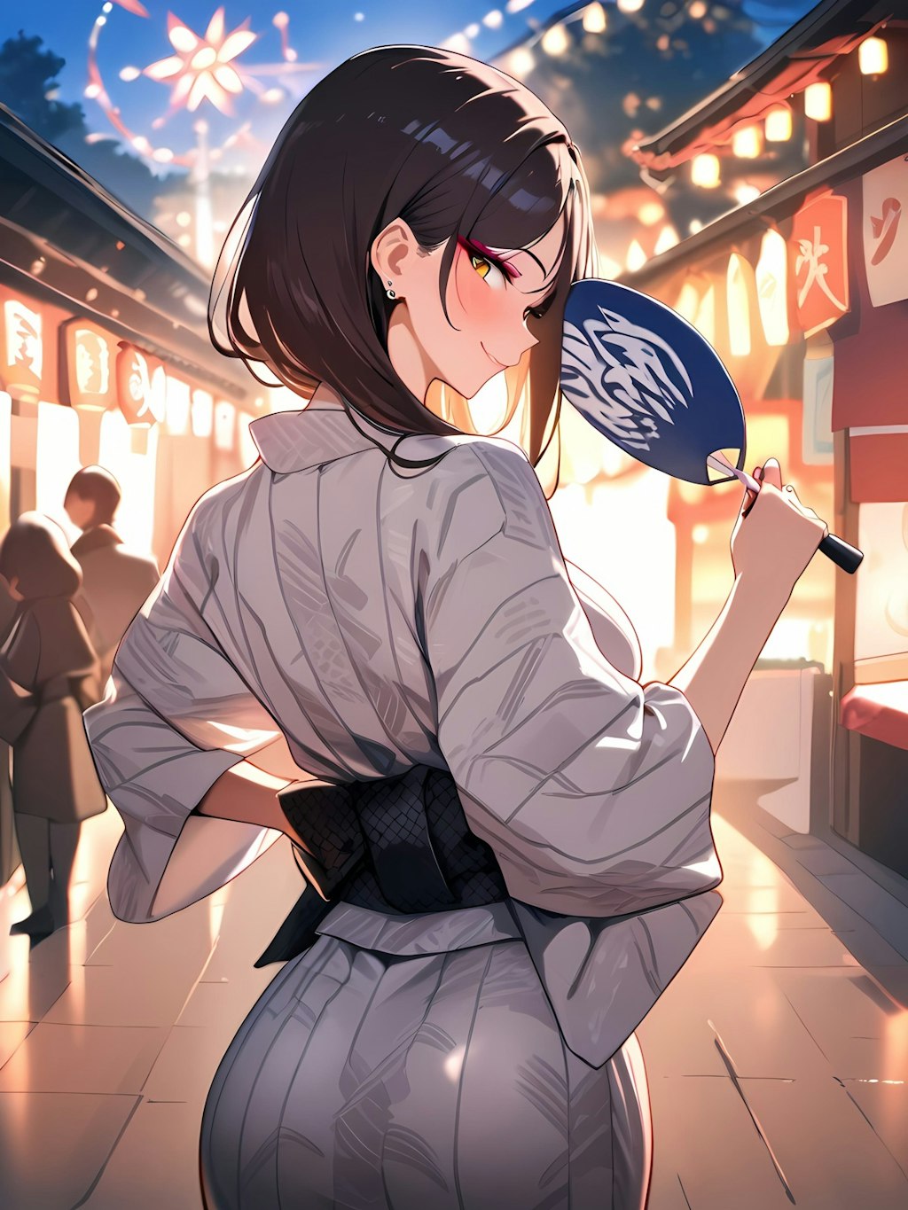 祭りの派手娘