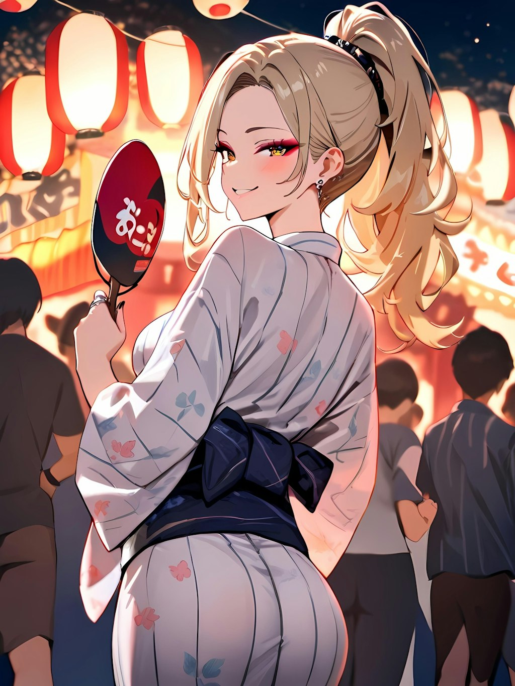 祭りの派手娘