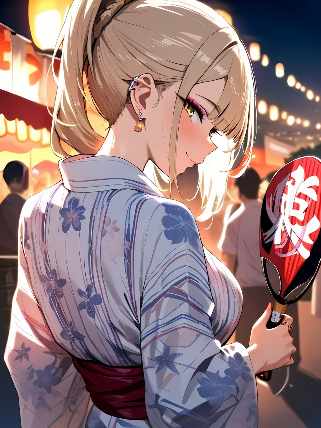 祭りの派手娘