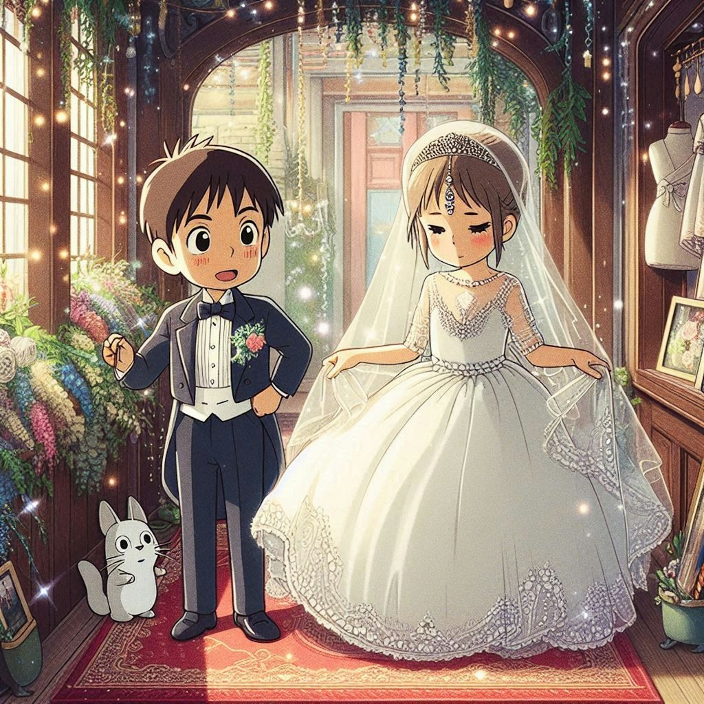 結婚式ごっこ