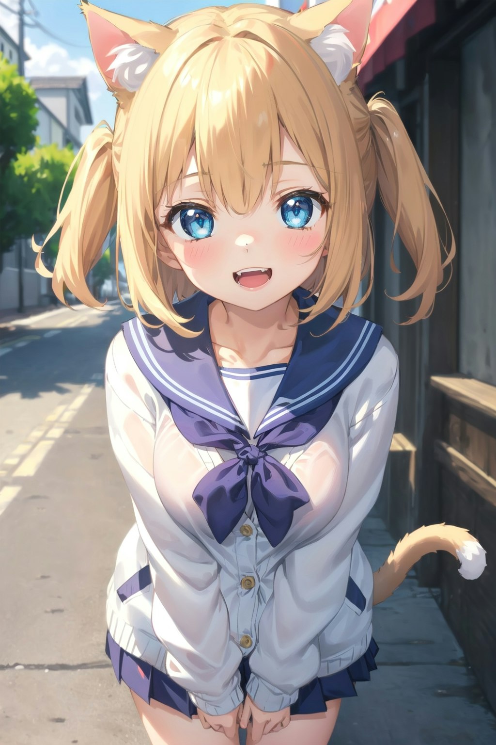 制服金ネコちゃん