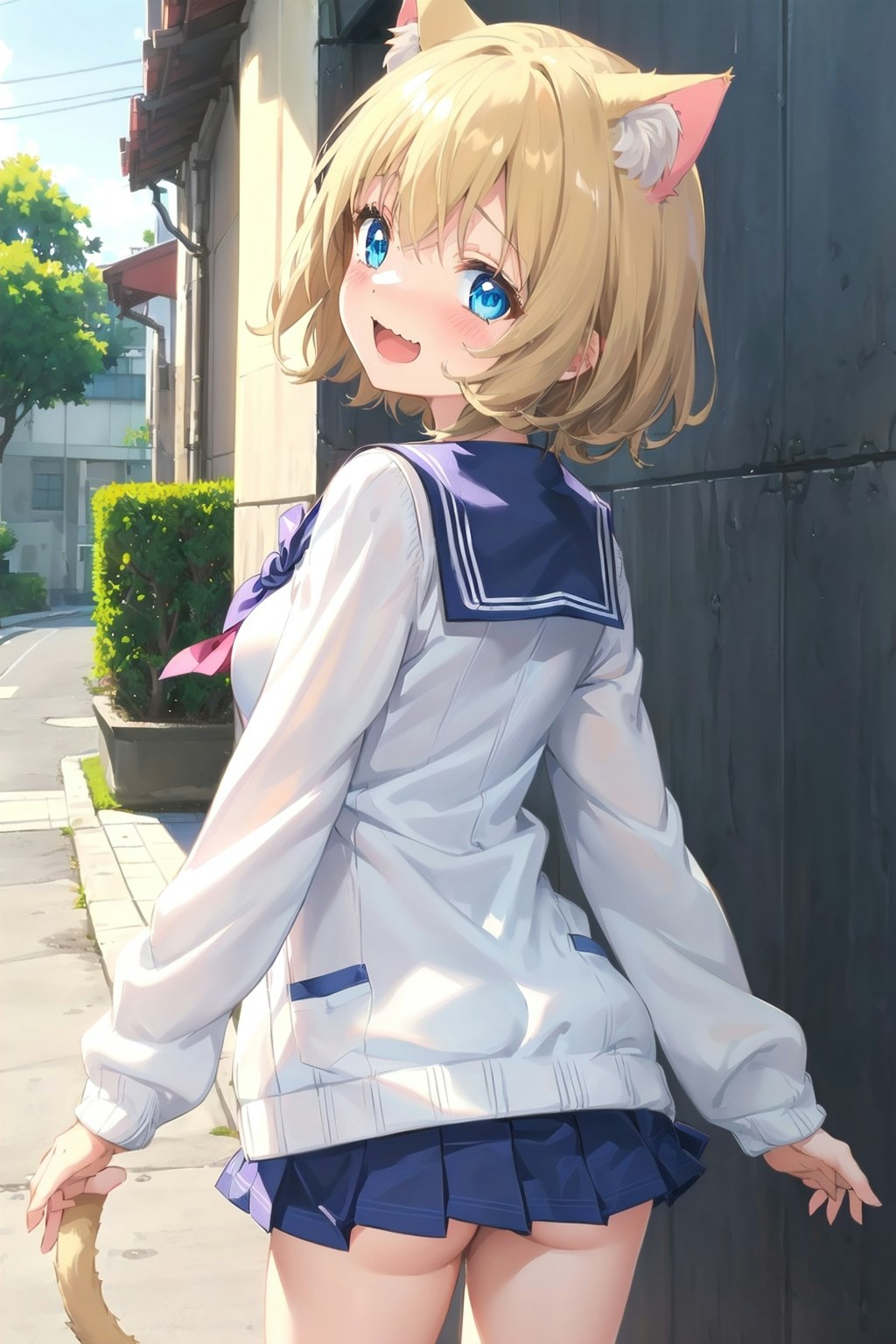 制服金ネコちゃん