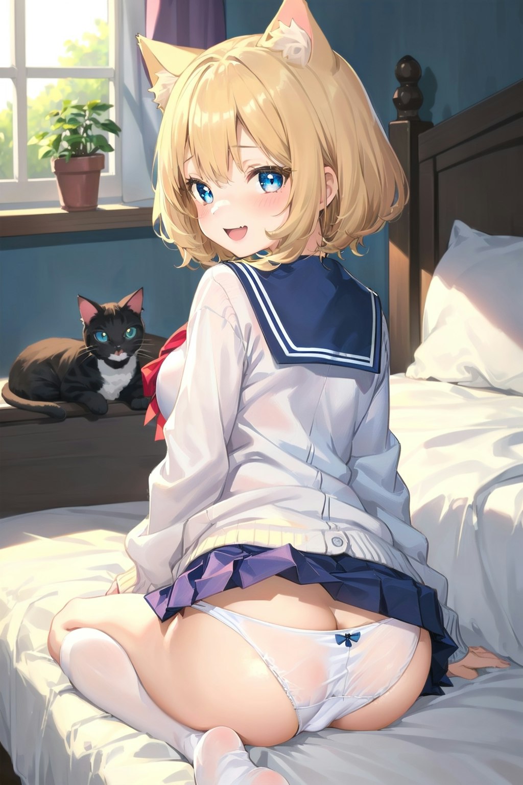 制服金ネコちゃん