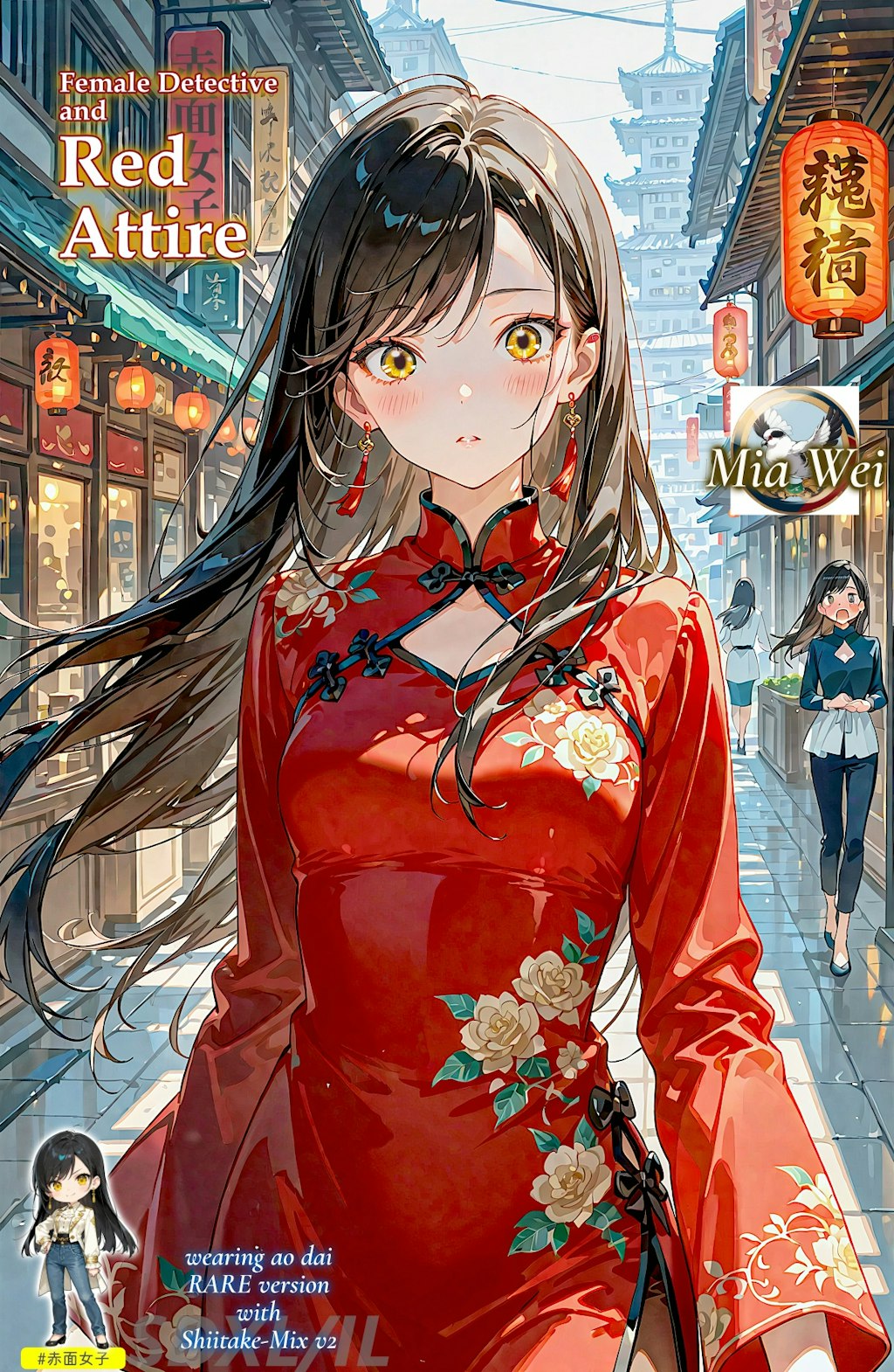 女探偵と赤の装い