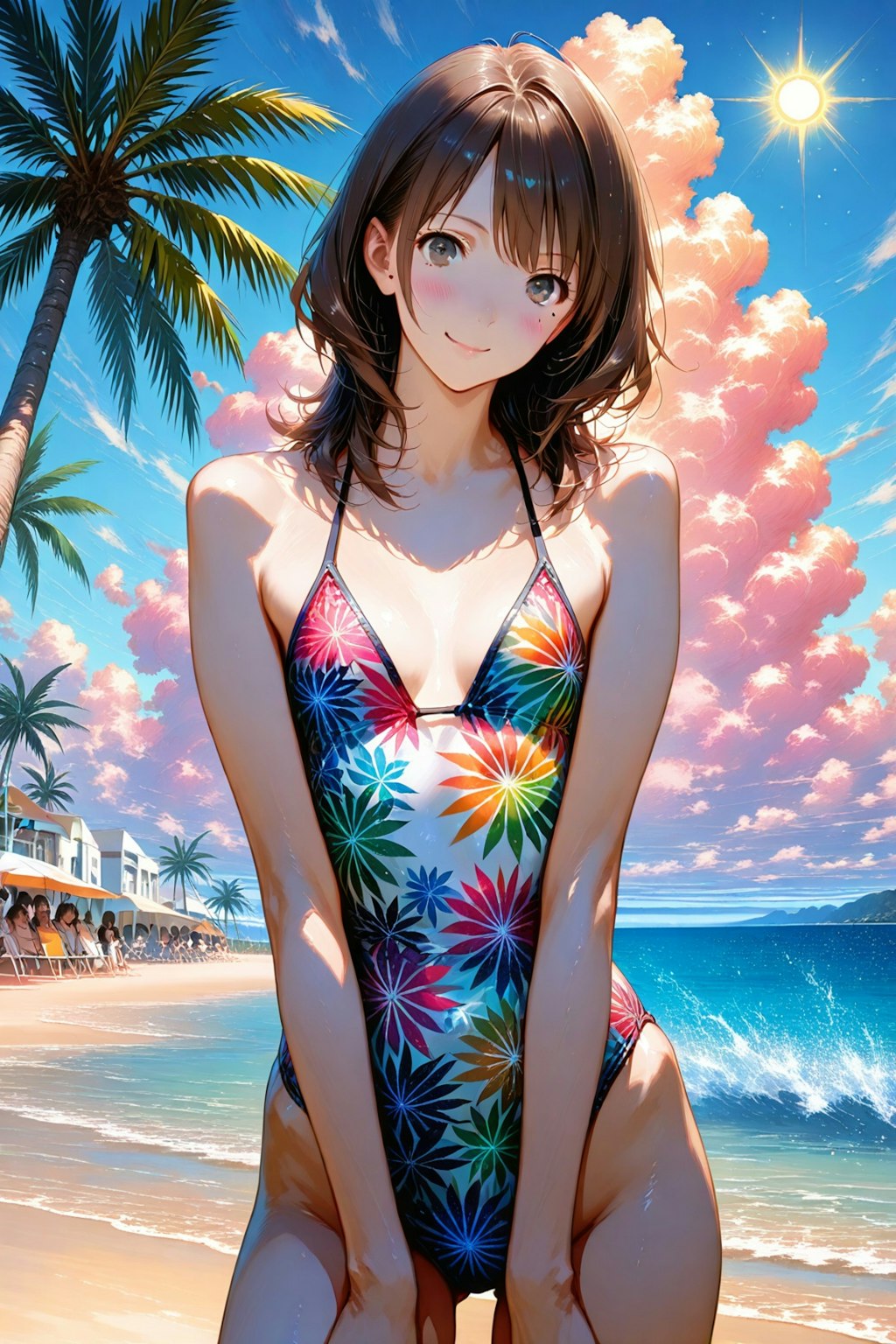うちの子達の普通の水着